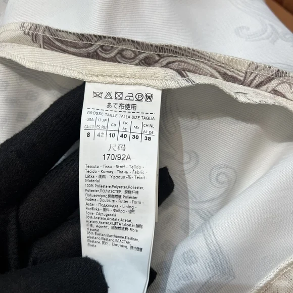 MaxMara Printed Mikado shirt dress - Ivory - Picture 14 of 14